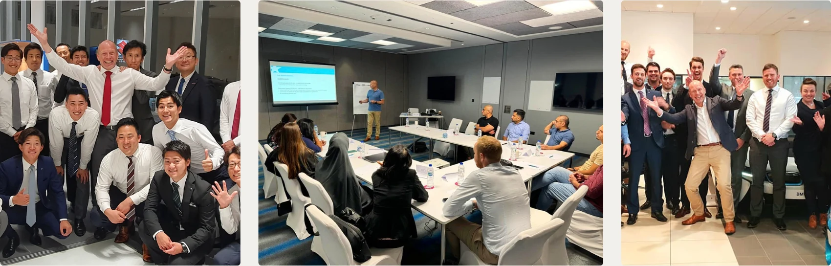 Jason running culture and leadership workshops with client teams